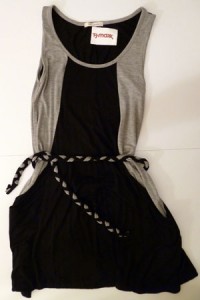 Black & gray dress